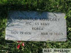 Pfc Donald Dean "duck" Koslosky