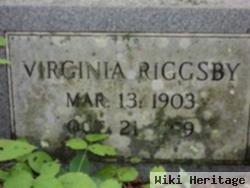 Virginia Frances "jennie" Burks Riggsby