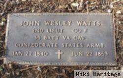 John Wesley Watts