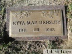 Etta Mae Hensley