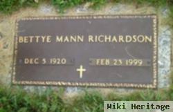 Bettye Mann Richardson