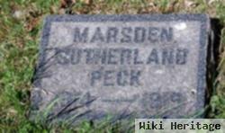 Marsden Sutherland Peck