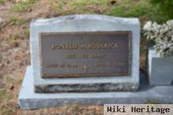 Ronald A Roderick