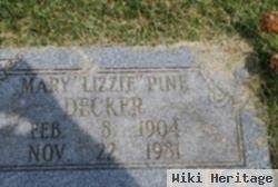 Mary Elizabeth "lizzie" Wells Decker