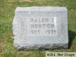 Ralph L Horton