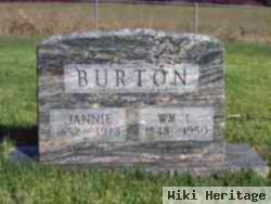 Martha Jane "jannie" Watkins Burton