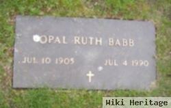 Opal Ruth Babb