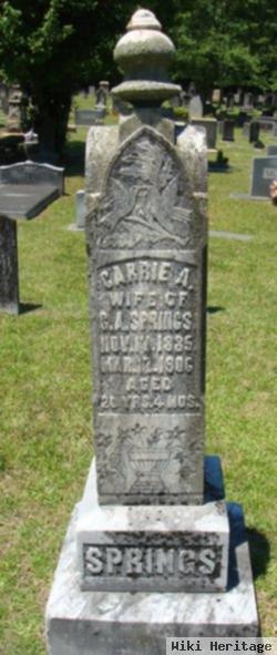 Carrie A. Glenn Springs