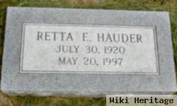 Loretta E Miller Hauder