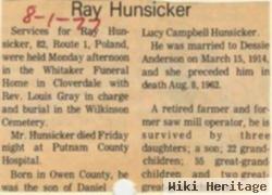 Ray Richard Hunsicker