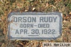 Infant Orson Rudy