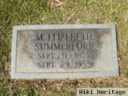 M. Elizabeth Summerford