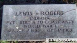 Pvt Lewis E Rogers