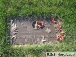 Christine Lydia Wilma Bernhardt Rutherford