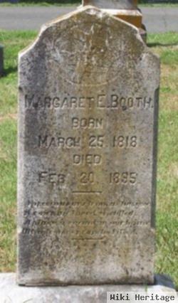 Margaret E Booth