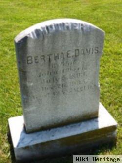 Bertha E. Evans Davis