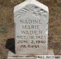 Nadine Marie Wader