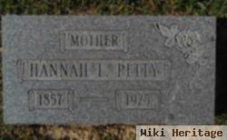 Hannah Louise Shaw Petty