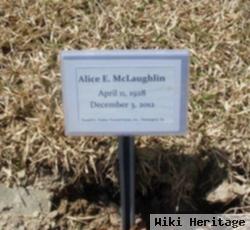 Alice E Mclaughlin