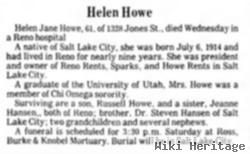 Helen Jane M. Howe