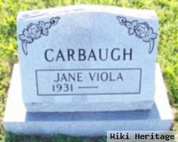 Jane Viola Carbaugh