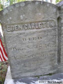 Ebenezer "eben" Carleton