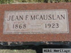 Jean F Mcauslan