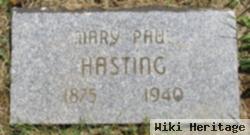 Mary Paul Hasting