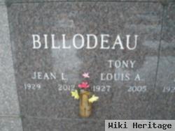 Louis A "tony" Billodeau