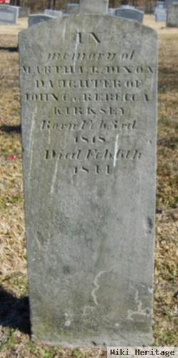 Martha G Kirksey Dixon