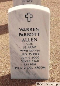 Col Warren Parrott Allen