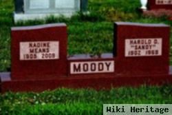 Harold Dwight "sandy" Moody