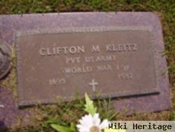 Clifton M "cliff" Kleitz