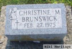 Christine M Brunswick