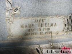 Mary Thelma "jack" Vassey Berggren