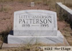 Letty Frances Anderson Patterson