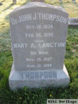 Dr John J Thompson