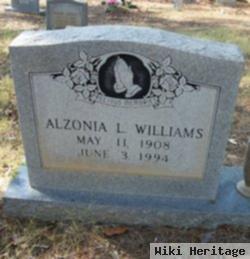 Alzonia L Williams