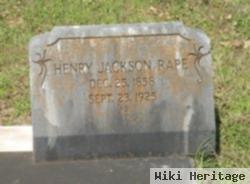 Henry Jackson Rape