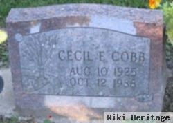 Cecil E Cobb