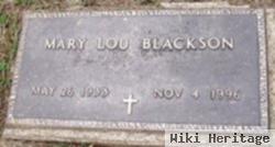 Mary Lou Kiger Blackson