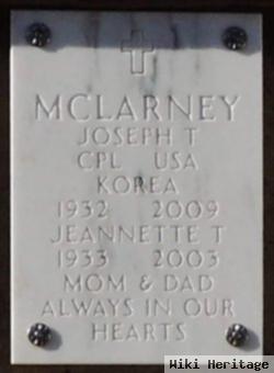 Jeannette T Mclarney