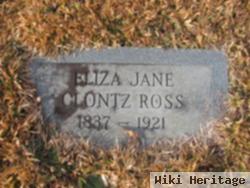 Eliza Jane Clontz Ross