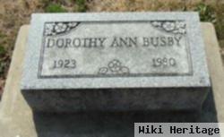 Dorothy Ann Busby