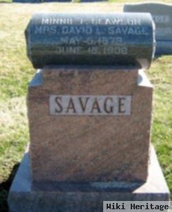 Minnie F. Clawson Savage