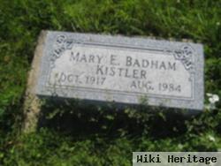 Mary E Badham Kistler