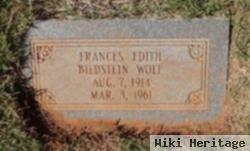 Frances Edith Bildstein Wolf