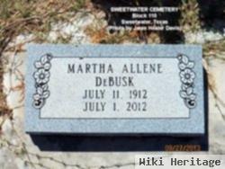 Martha Allene Tapp Debusk