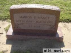 Marion F. Nance