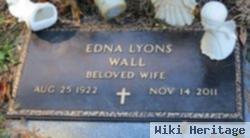 Edna Faye Lyons Wall